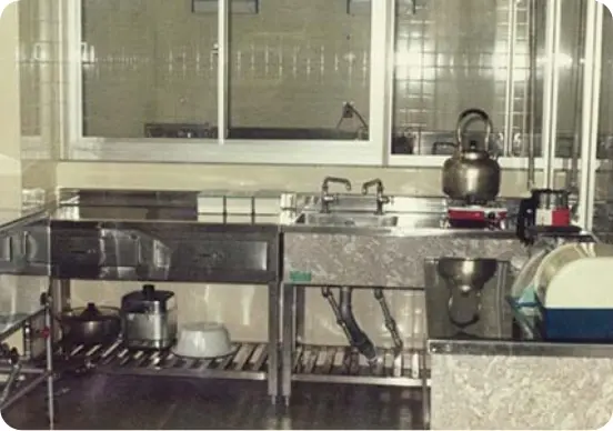 1970年 初期の調乳台